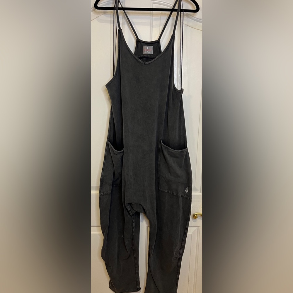 Free People Movement Hot Shot Romper Jumper BlackWashed SZ XS,MED, LG NWOT - Picture 2 of 9